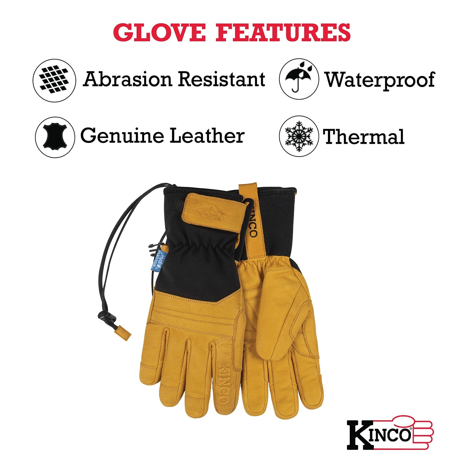 Unbeatable Dexterity: Ultimate Thermal Insulated Aquahide Work & Ski Gloves