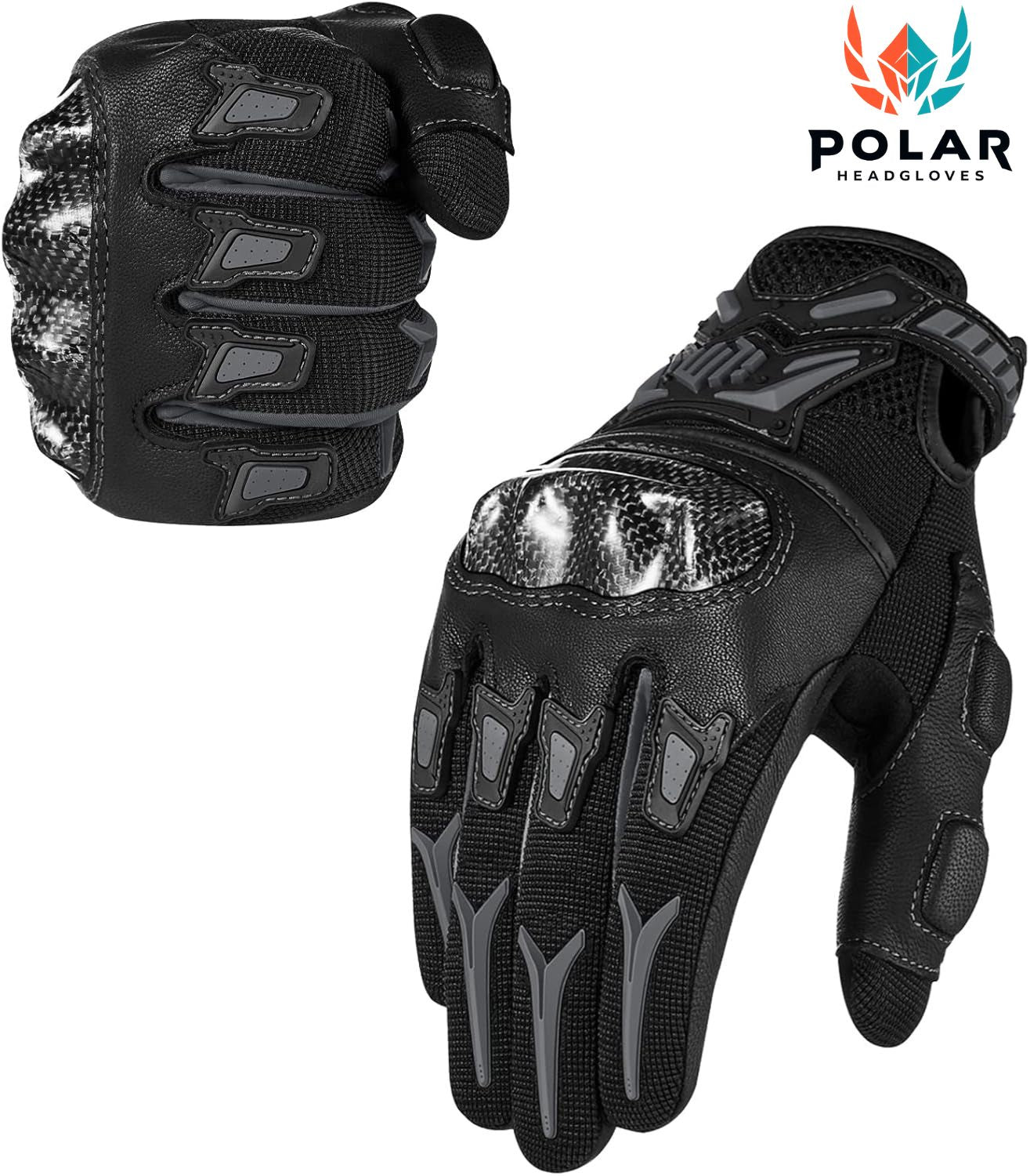 Unisex Motorcycle Gloves – Waterproof, Breathable, Touchscreen, Anti-Slip Protection, Velcro Closure