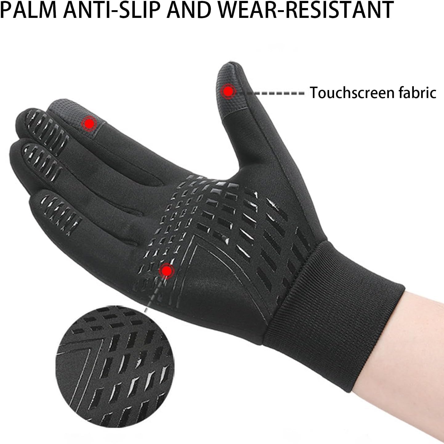 Guantes Calefactables,Guantes Térmicos Recargables USB | Manoplas Gruesas Calentadoras Para Mensajear, Snowboard, Acampar, Ciclismo, Caza, Conducir, En Hielo,