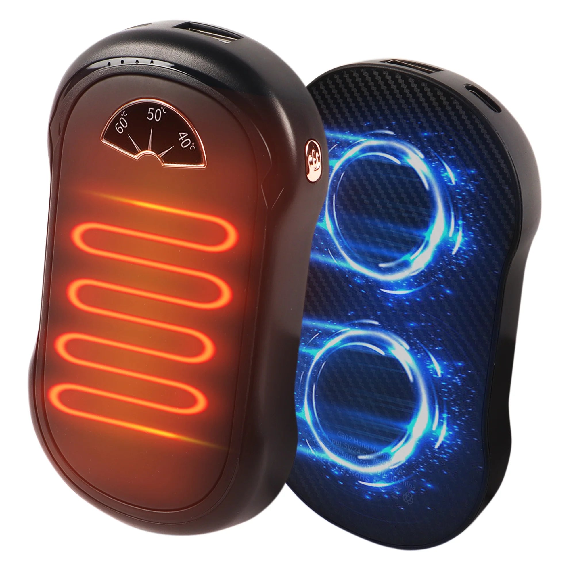 Stay Warm Anywhere – 2-Pack Rechargeable Hand Warmers, Portable & Compact